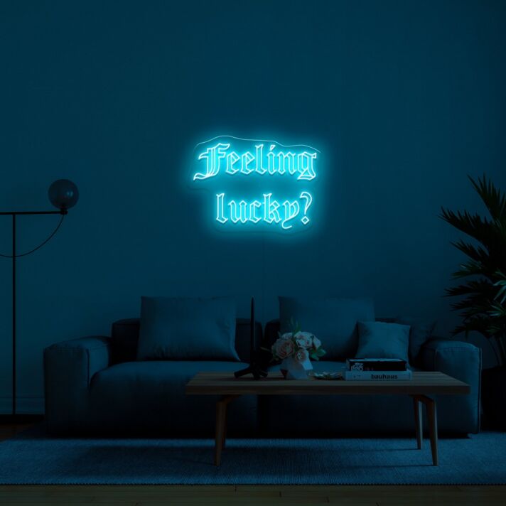Feeling Lucky Neon Sign