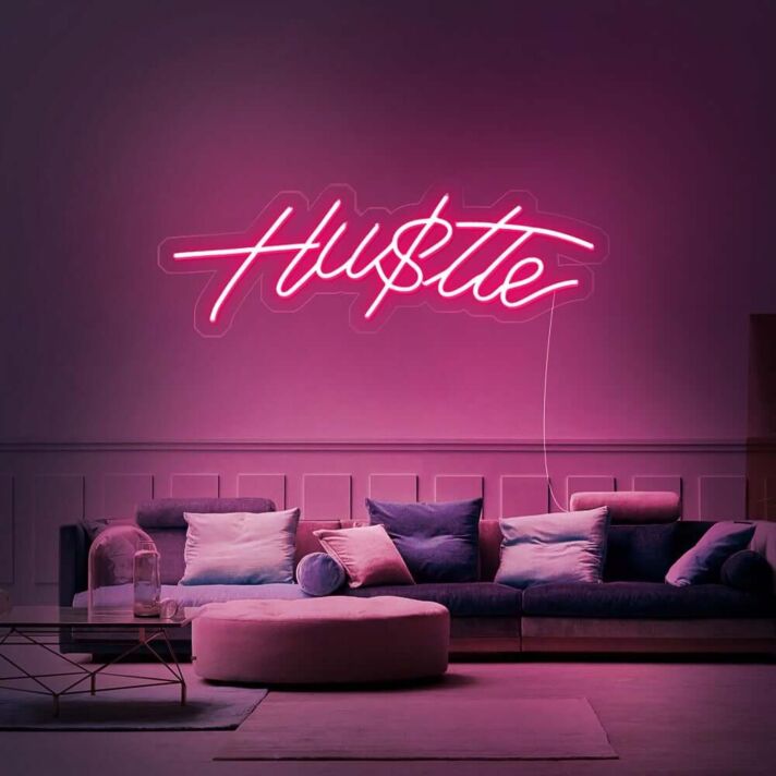 Hustler Neon Sign