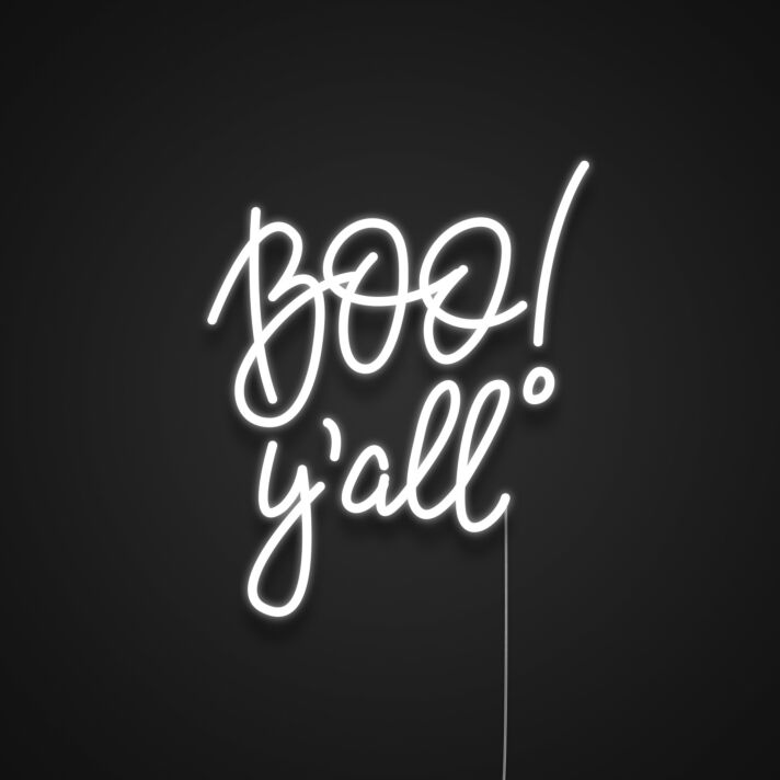 Boo Yall Neon Sign