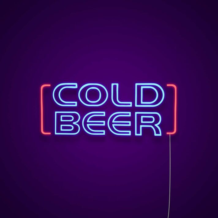 Cold Beer Neon Sign