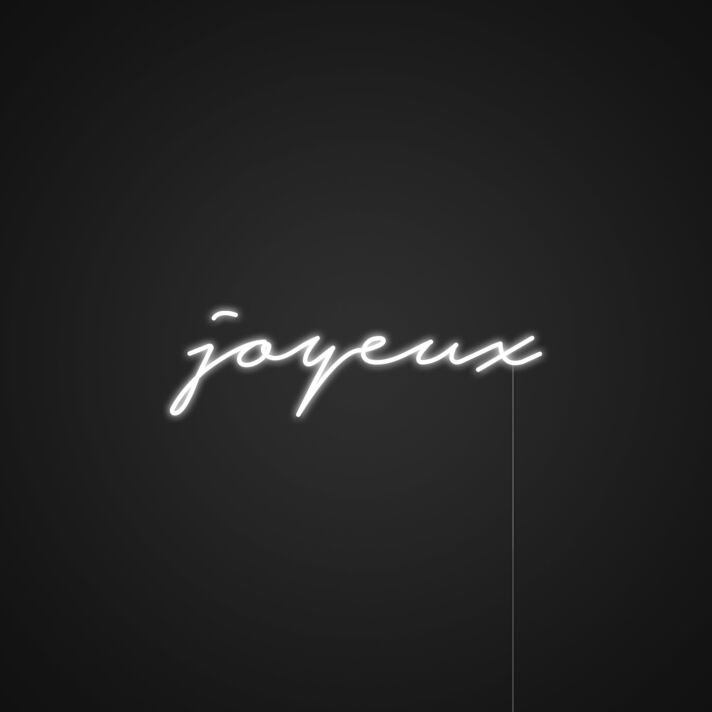 Joyeux Neon Sign