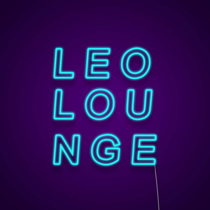 Leo Lounge Custom Neon Sign
