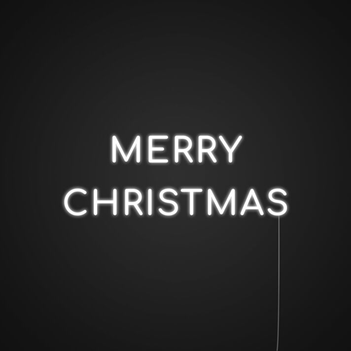 Merry Christmas Neon Sign