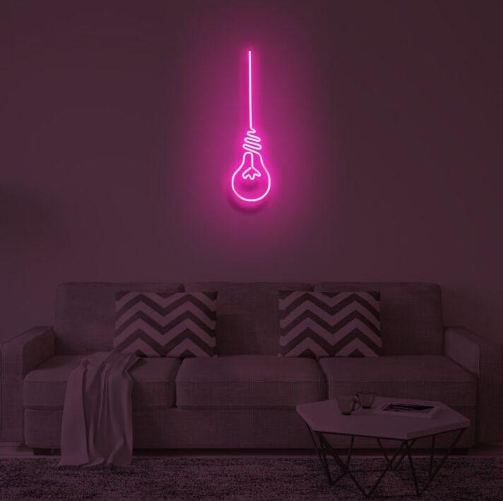 "LIGHT BULB" LED Neon Sign