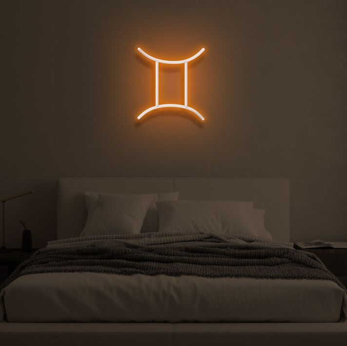 GEMINI" LED neon sign