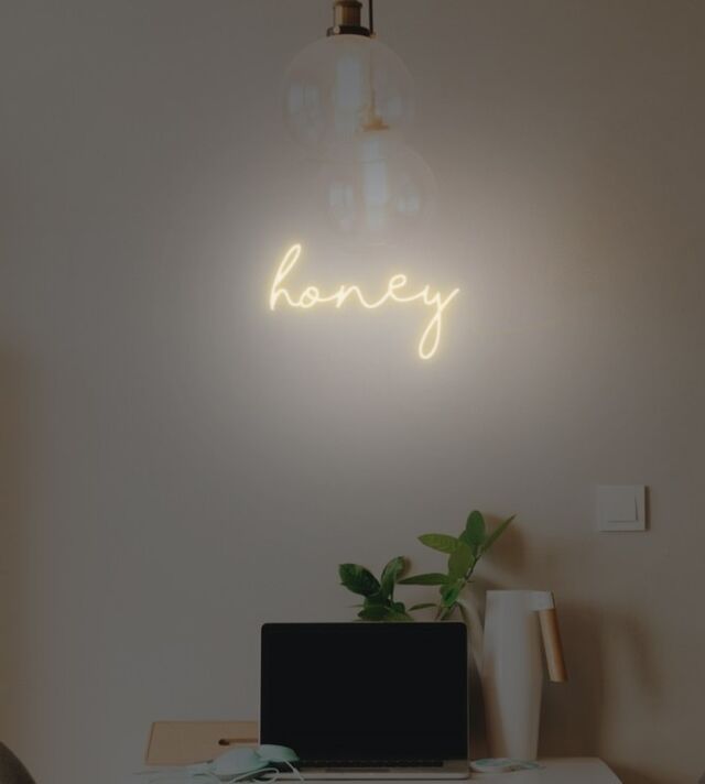 Honey Neon Sign