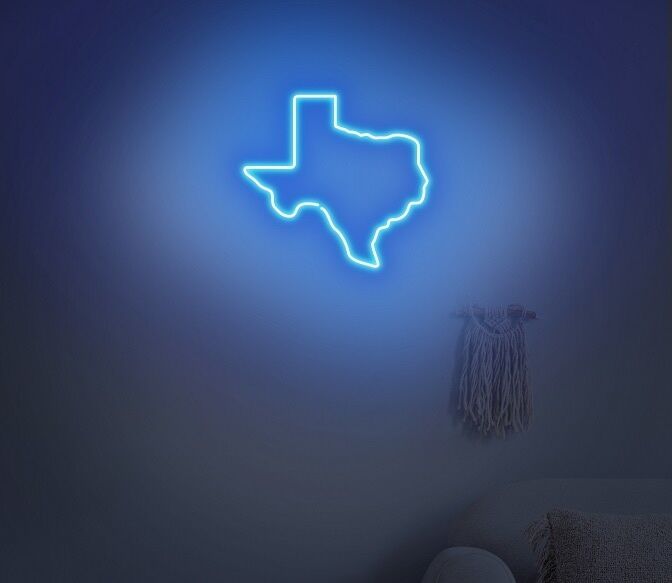Texas Neon Sign