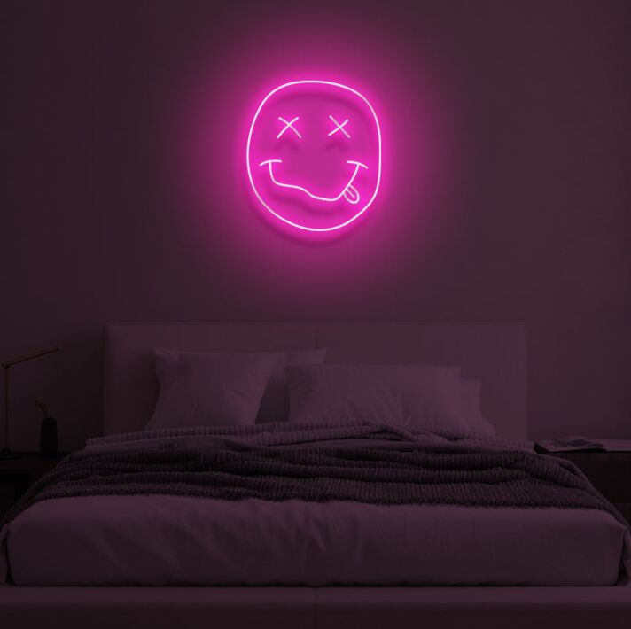 NIRVANA SMILEY FACE LED Neon Sign