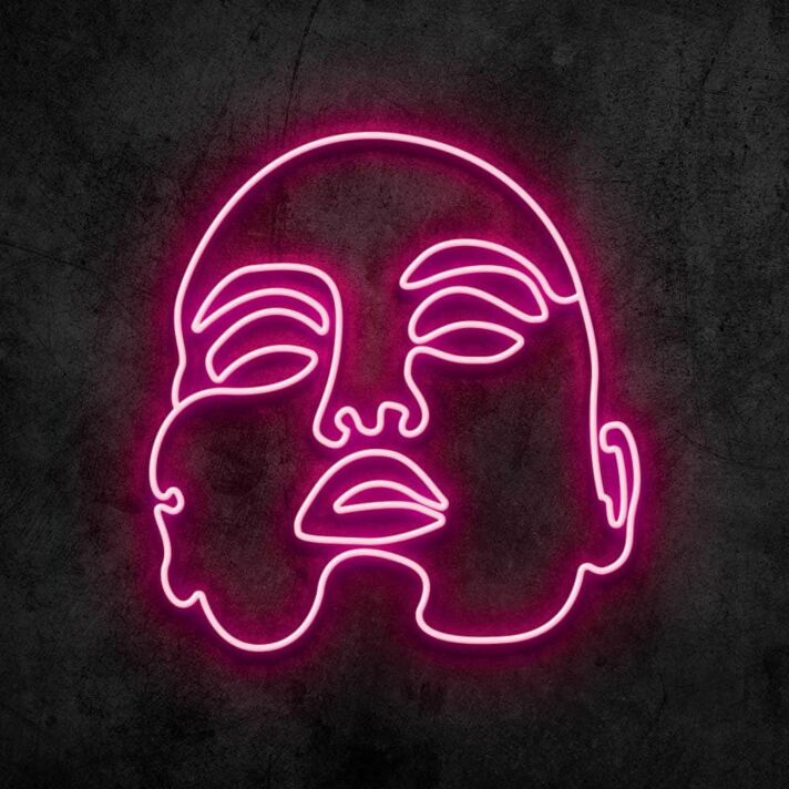Face Neon Sign