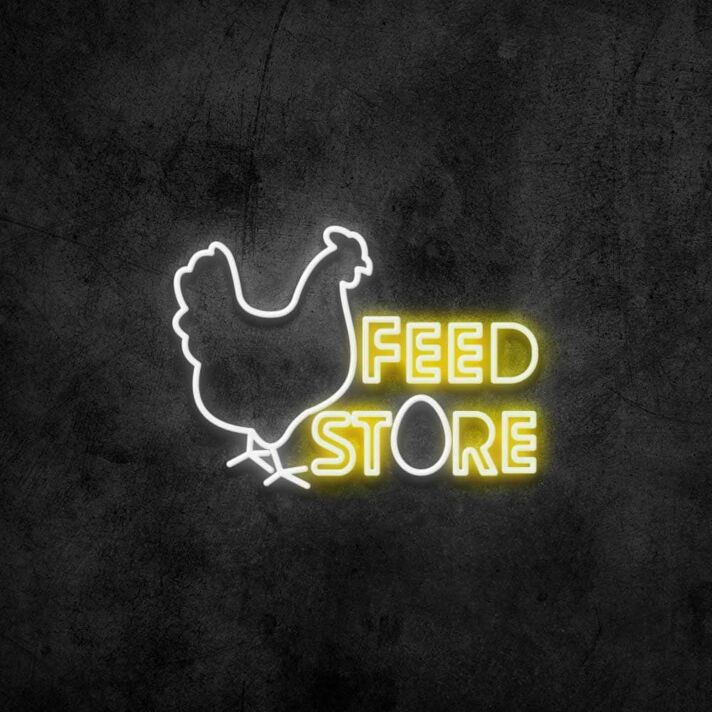 Feed Store Neon Sign