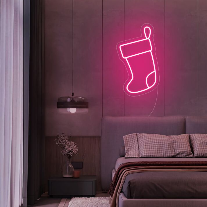 Christmas Stockings Christmas Neon Sign
