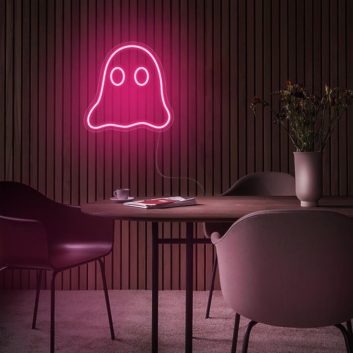 Mini Ghost Neon Sign