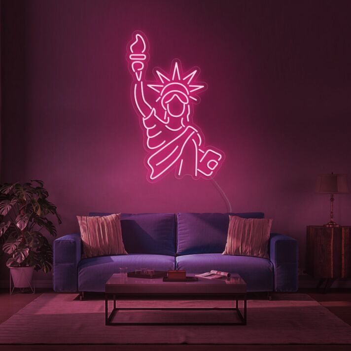Statue Of Liberty Neon Sign