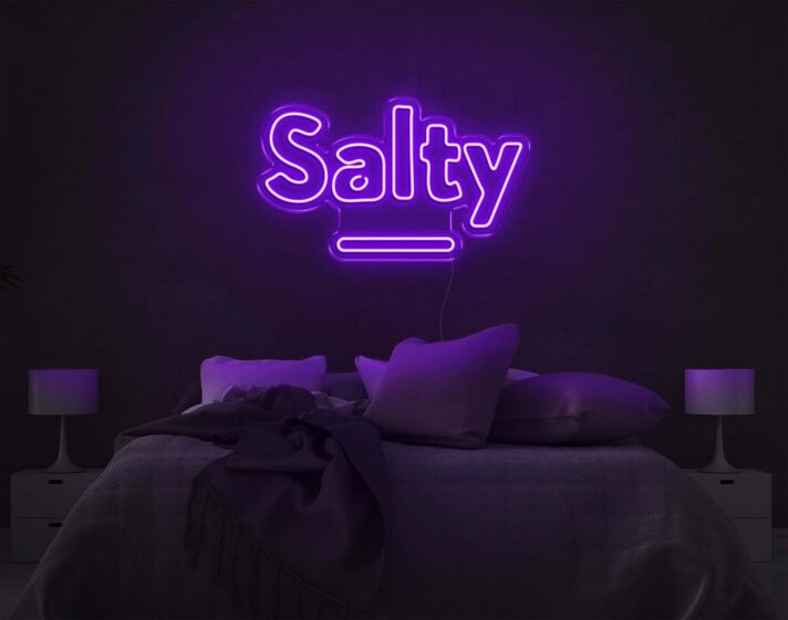 Salty Neon Sign