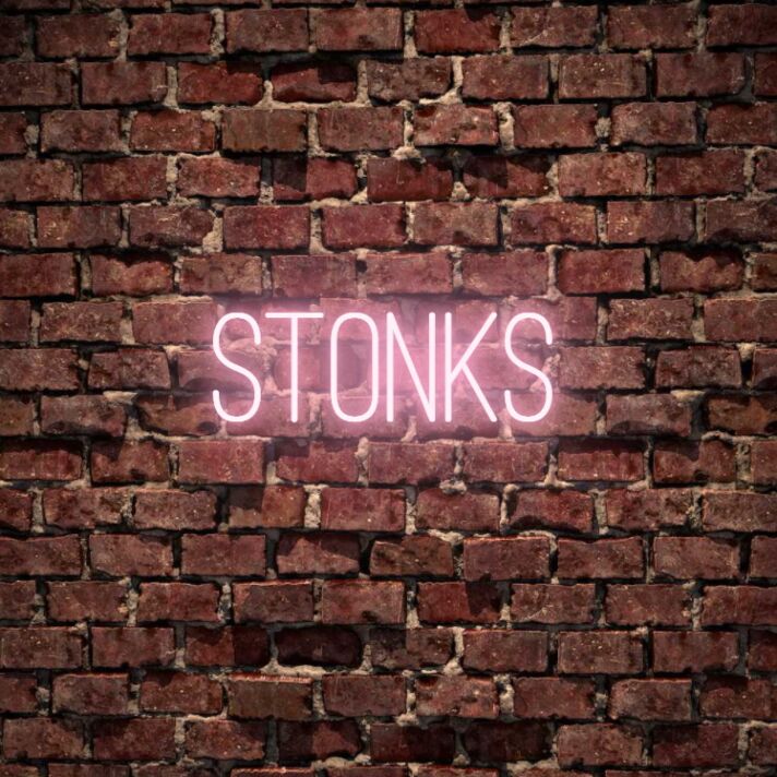Stonks Neon Sign