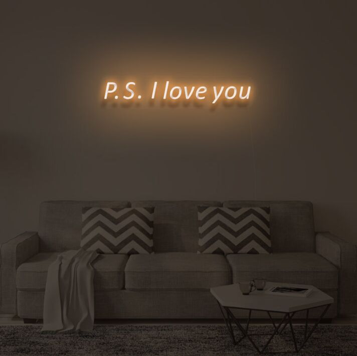 PS I LOVE YOU LED Neon Sign