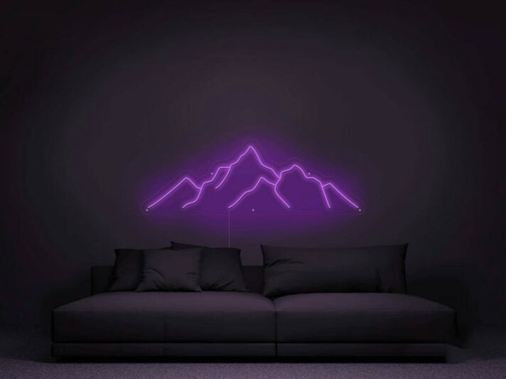 Mountain V1 Neon Sign