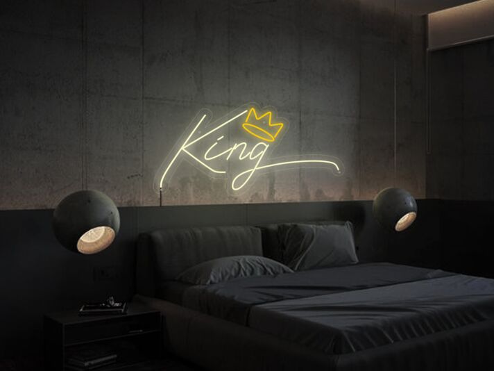 King Neon Sign