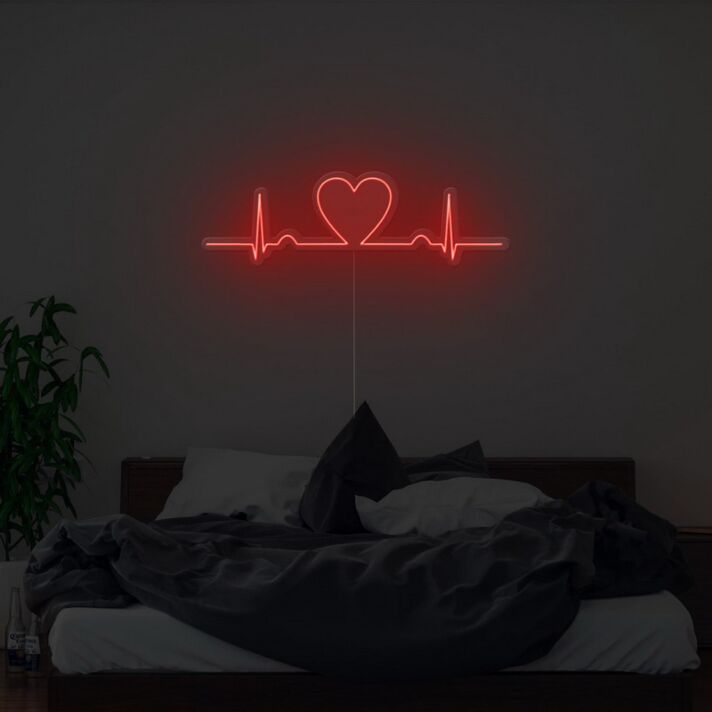 Heartbeat Neon Sign