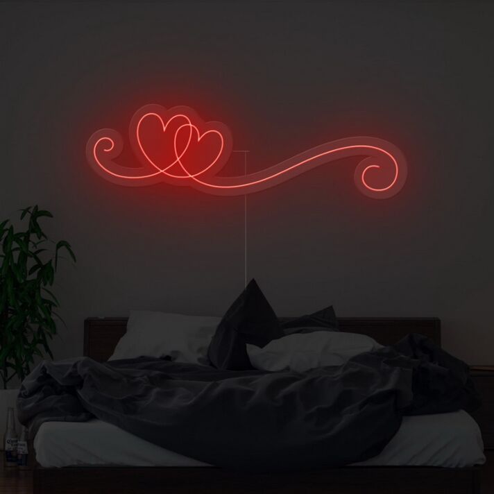 Hearts Neon Sign
