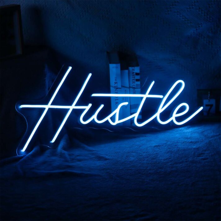 Hustle Neon Sign Custom Neon Sign Lights Night Lamp Led Neon Sign Light For Home Party