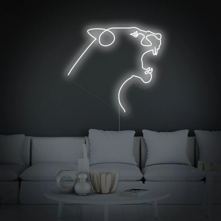 Neon Tiger Wall Decoration Head Of Tiger Neon Sign For Room