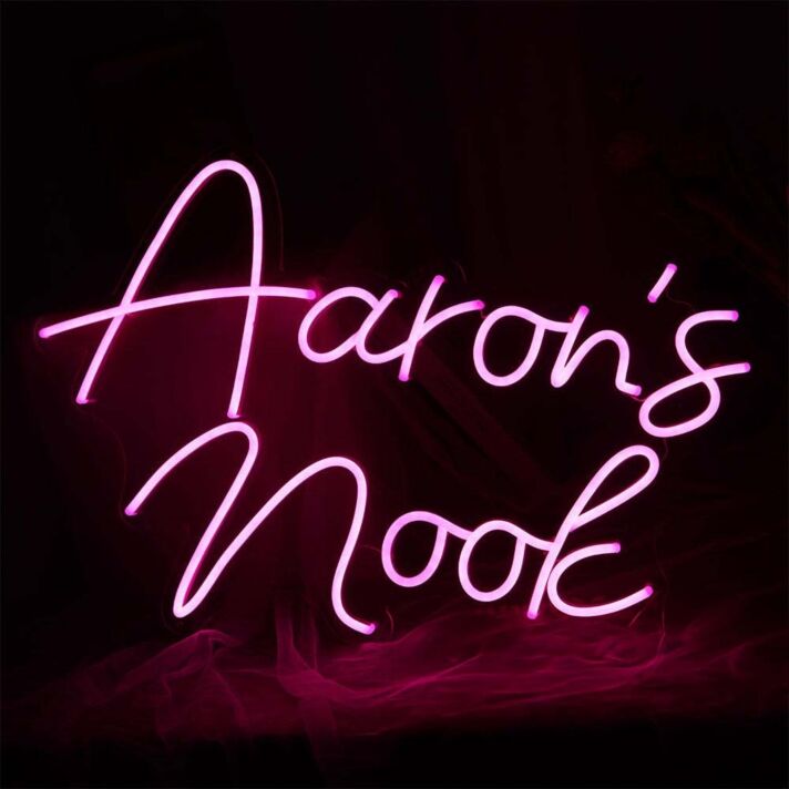 Aaron'S Nook Neon Sign
