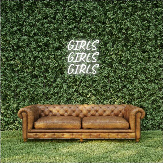 Girls Girls Girls Neon Sign Neon Wall Sign