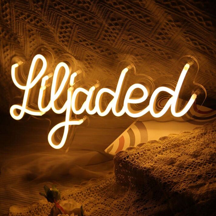 Liljaded Neon Sign
