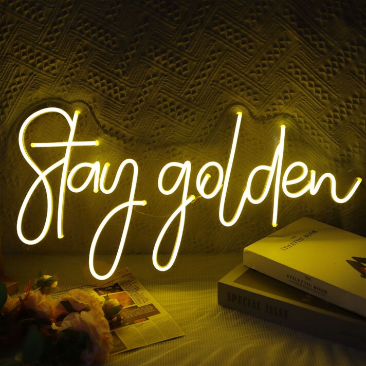 Stay Golden Neon Sign