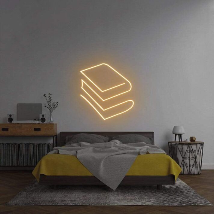 Books Neon Sign