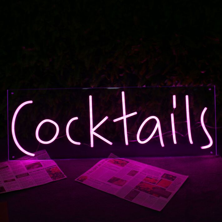 Cocktails Neon Sign
