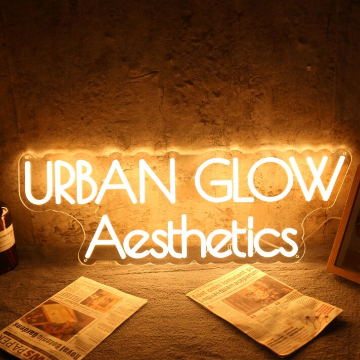 Urban Glow Aesthetics Neon Sign