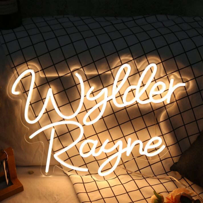 Wylder Rayne Neon Sign