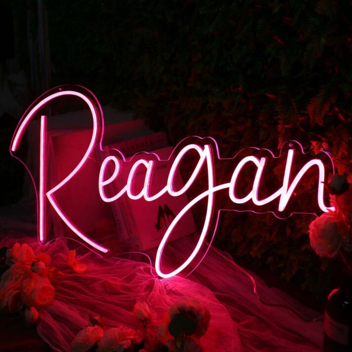 Reagan Red Neon Sign