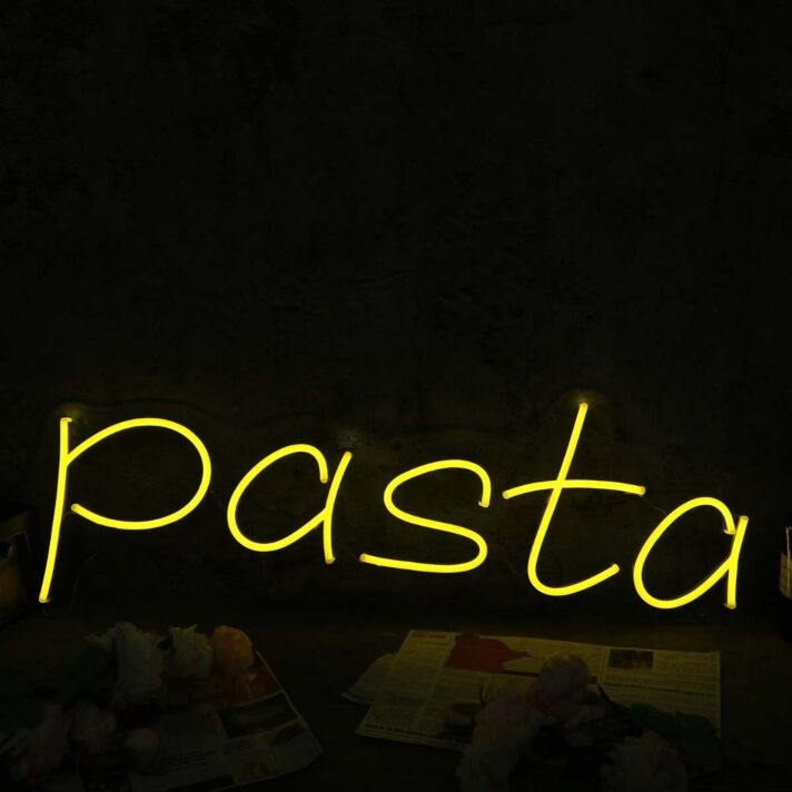 Pasta Yellow Neon Sign