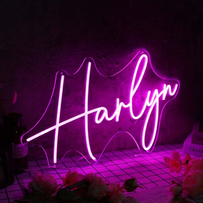 Harlyn Pink Neon Sign