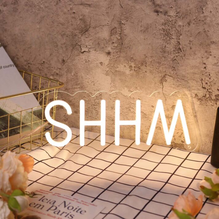 SHHM Yellow Neon Sign
