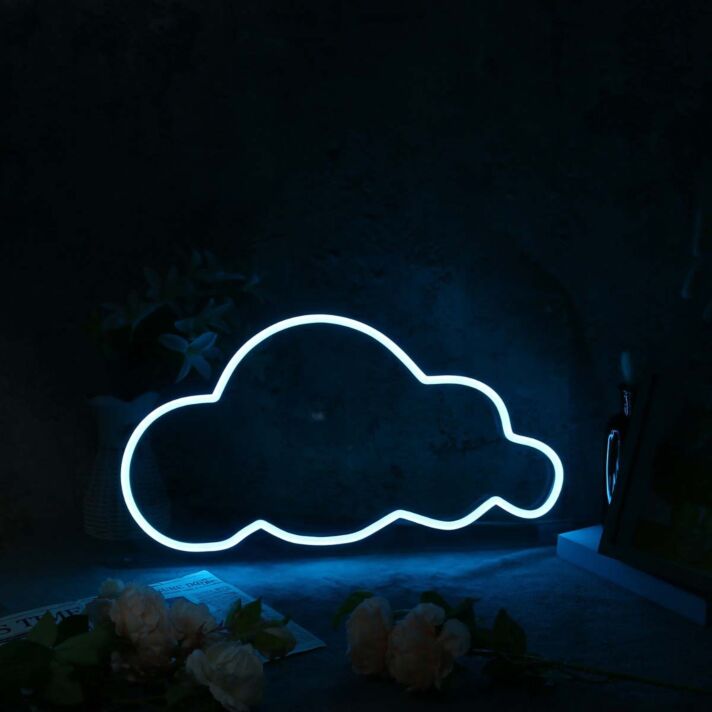 Cloud Blue Custom Neon Sign