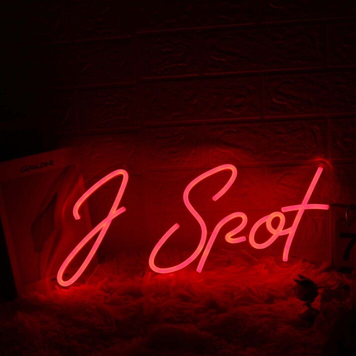 J Spot Red Custom Neon Sign