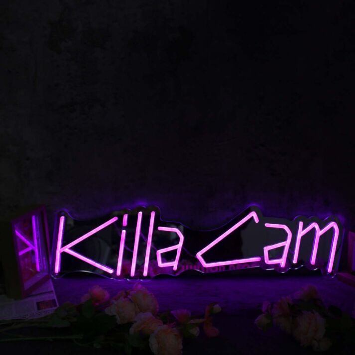 Killa Cam Pink Neon Sign