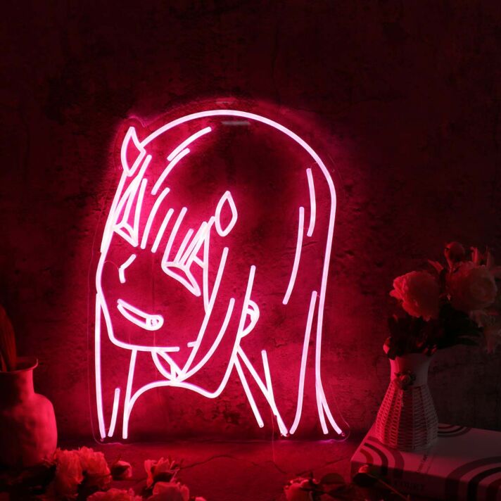 Zero Two Custom Red Neon Sign