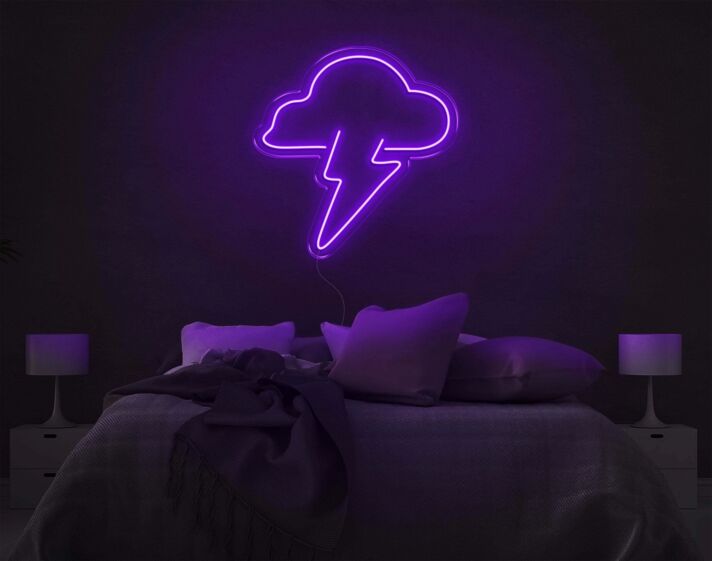 Cloud Lightning Neon Sign