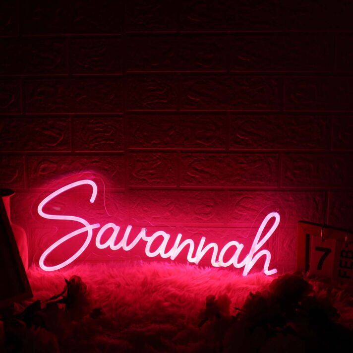 Savannah Red Neon Sign