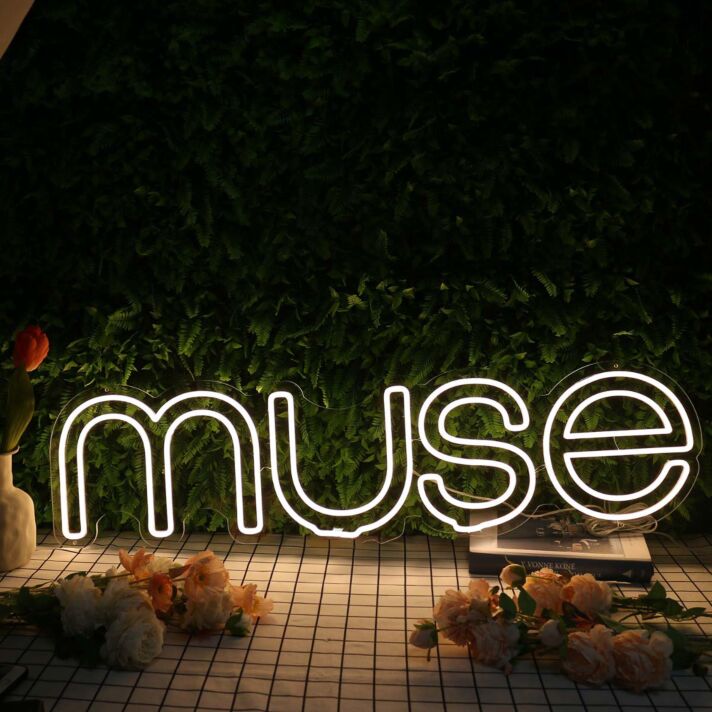 Muse Yellow Neon Sign