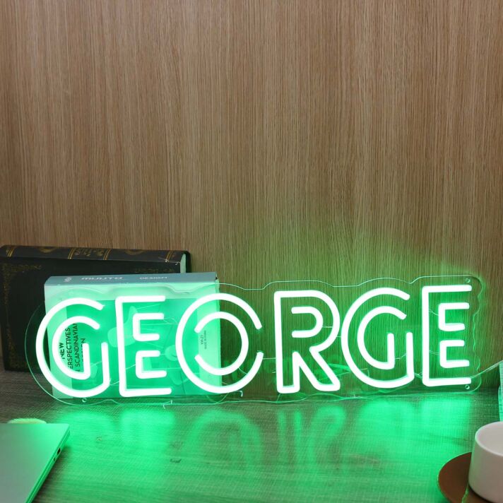 George Green Custom Neon Sign