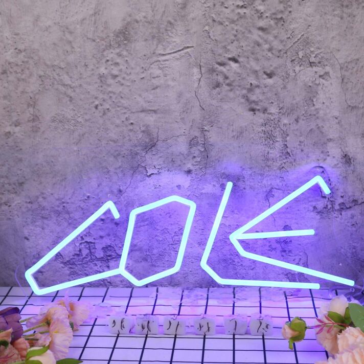Cole Blue Neon Sign
