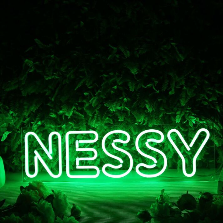 Nessy Green Neon Sign
