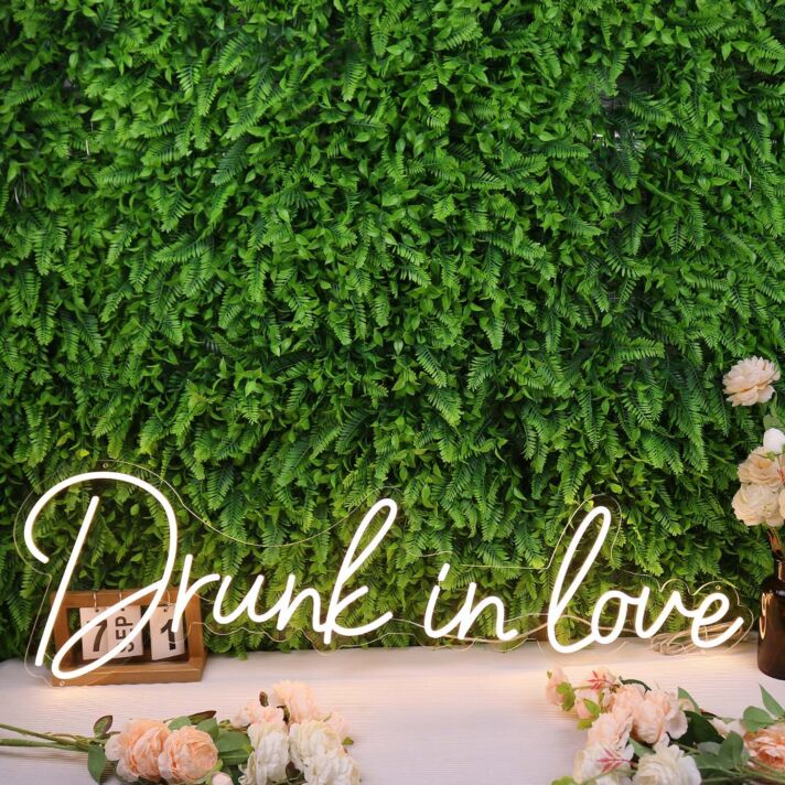 Drunk In Love Yellow Custom Neon Sign