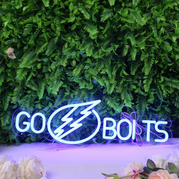 Go Bolts Blue Neon Sign